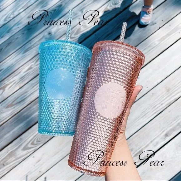 Starbucks Pale rose & Icy Blue Studded - Picture 5 of 7